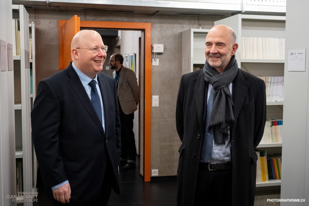 Visite du Président Pierre Moscovici à la Fondation, 27.11.2023